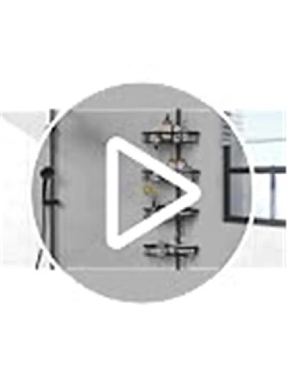 Corner Shower Caddy Tension Pole, Large Capacity Bathroom Organizer